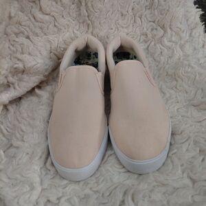 Puma Slip-On Athletic Shoes in Light Pink with White Soles